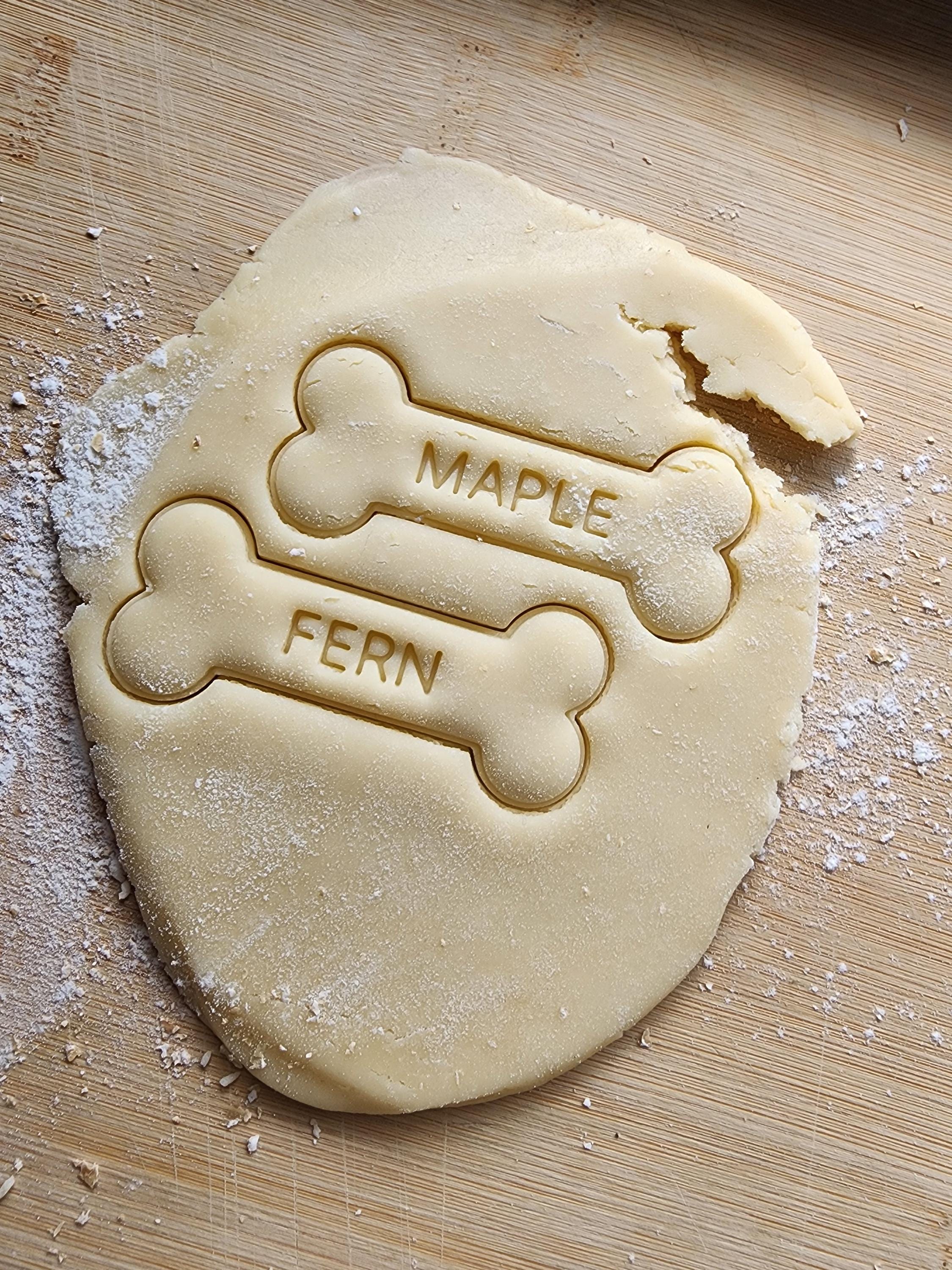 Custom Name Dog Biscuit Cookie Cutter: Personalized Pet Treat Mold