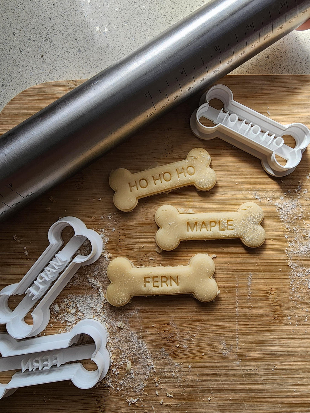 Custom Name Dog Biscuit Cookie Cutter: Personalized Pet Treat Mold