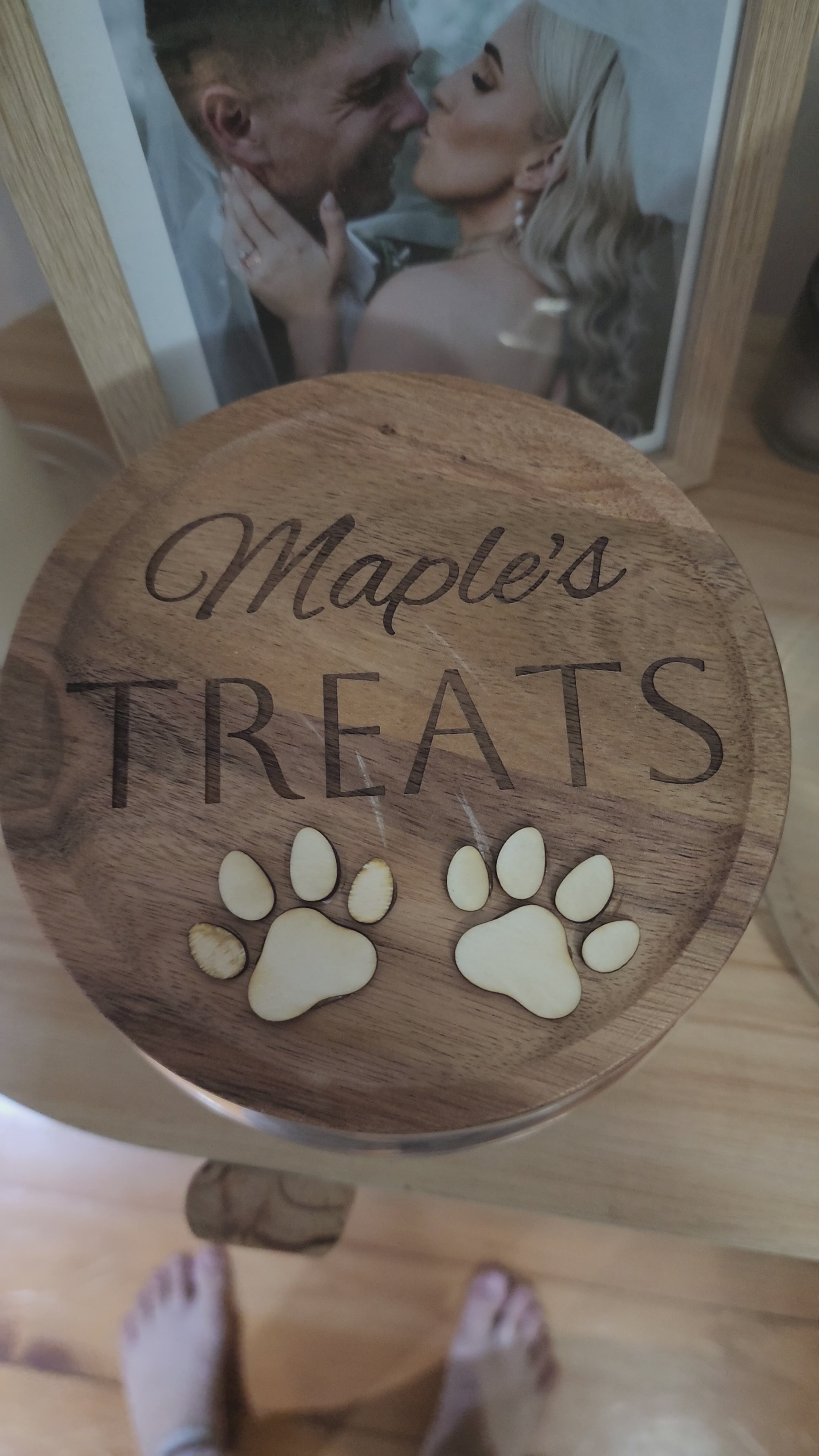 Custom Dog Treats Jar