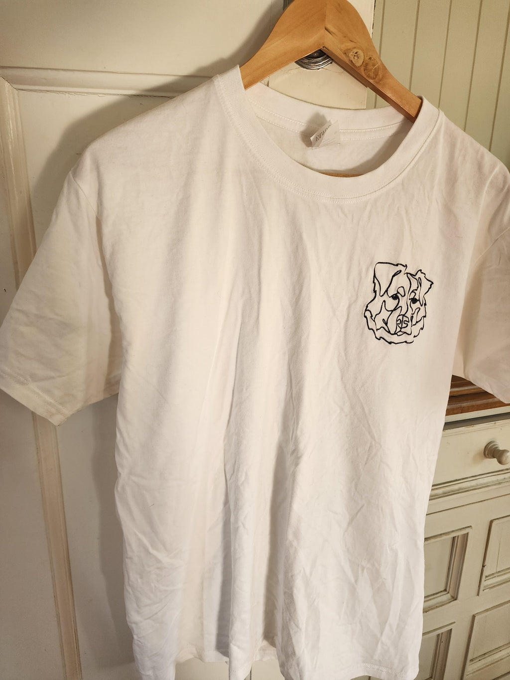 Custom Line Art Embroidered Tshirts, Sweater and Hoodie