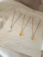 Custom Engraved Oval Necklace