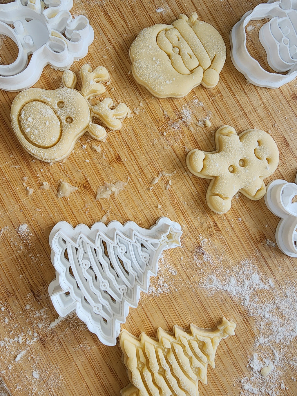 Christmas treat and cookie cutters