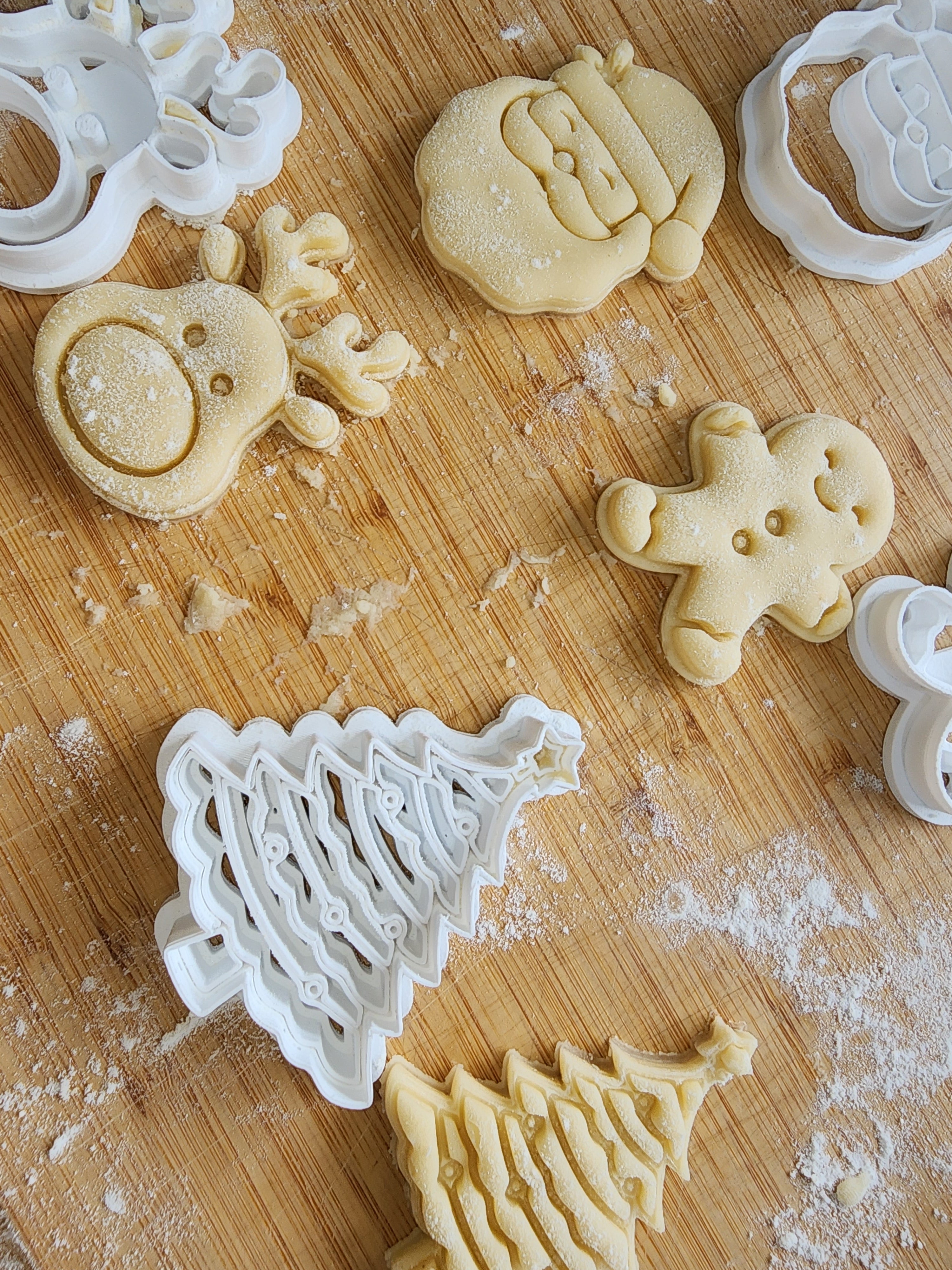 Christmas treat and cookie cutters