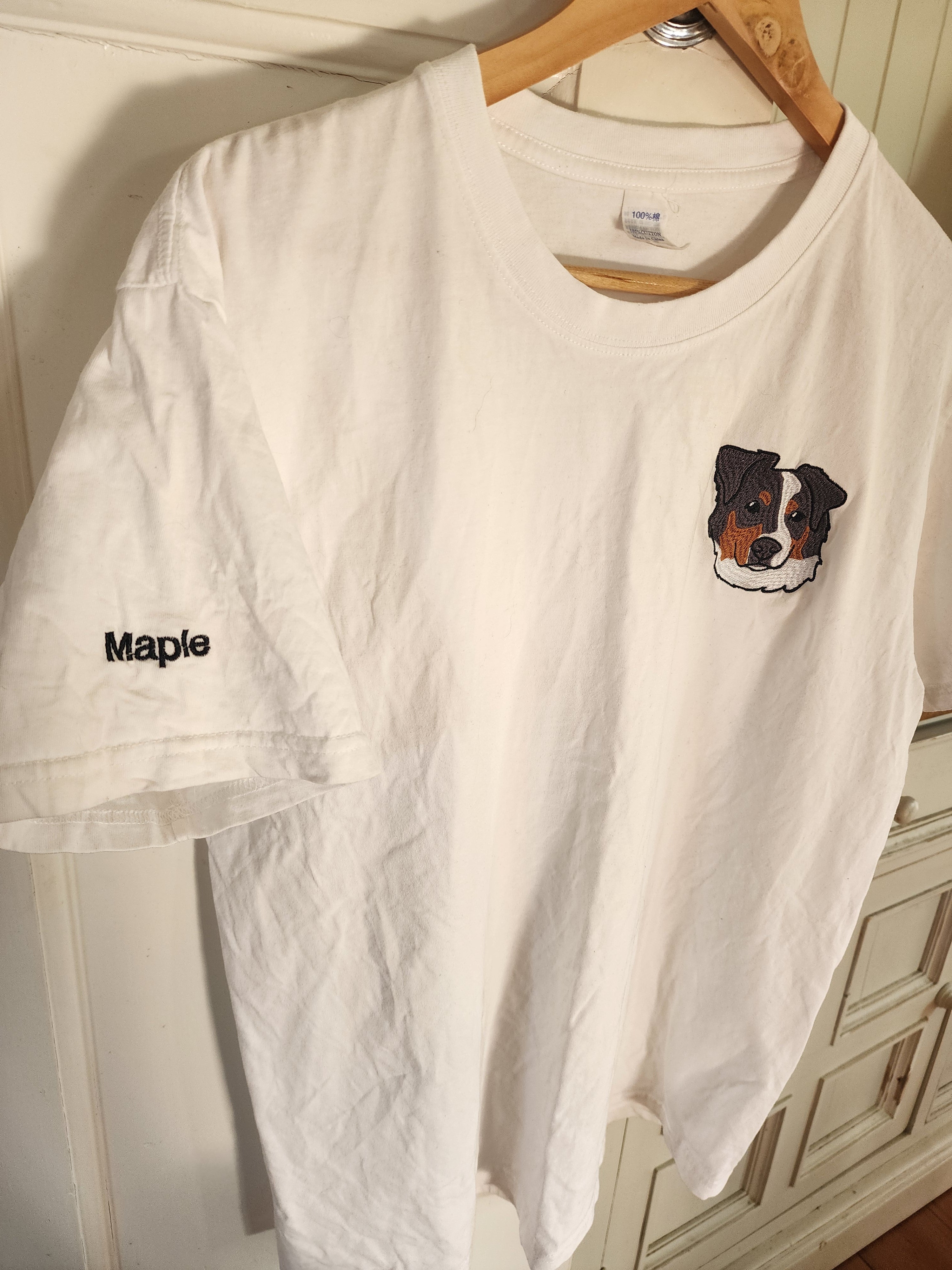 Custom Embroidered Tshirt, Sweater and Hoodie - Full colour